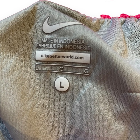 2for$25 NIKE Kids Girls Pink Swim Trunk Shorts Size Large - Picture 2 of 8